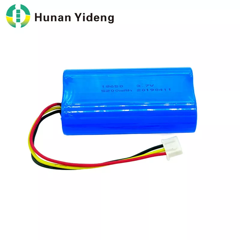 18650 3.7V 5200mAh แบตเตอรี่ลิเธียมไอออนทรงกระบอกแบบชาร์จไฟได้