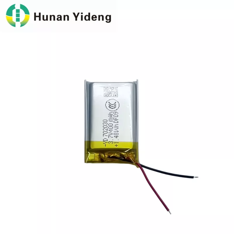 แบตเตอรี่ลิเธียมไอออนแบบแท่งปริซึมขนาด 400mAh สำหรับอุปกรณ์การแพทย์ โคมไฟ และโคมไฟ