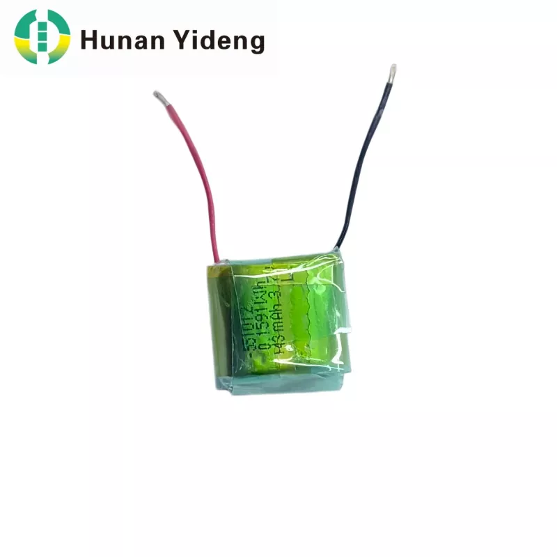 551012 3.7V 43mah ของเล่นไฟฟ้า Li Polymer Battery