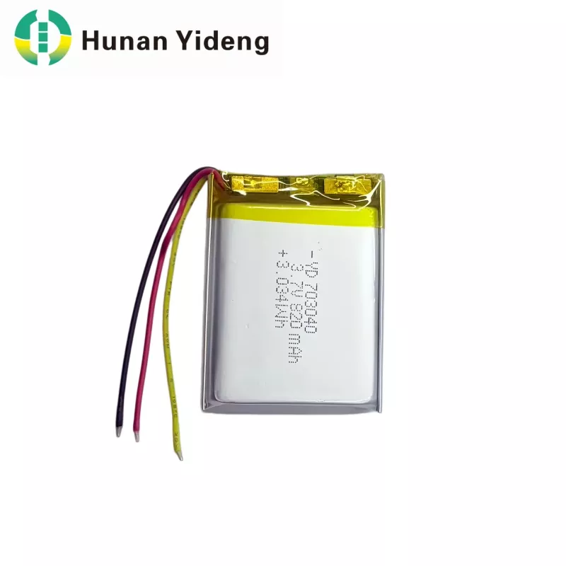 703040 3.7V 820mAh แบตเตอรี่ทรงแท่งปริซึมจิ๋ว