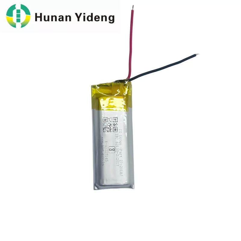 801435 3.7v 500mah Li Ion Battery Pack 1.48wh สำหรับล็อคประตูอัจฉริยะ