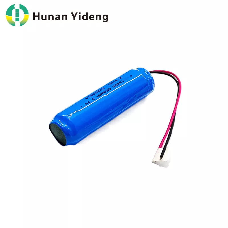 เซลล์แบตเตอรี่ลิเธียมไอออน 13450 650mAh 3.7v